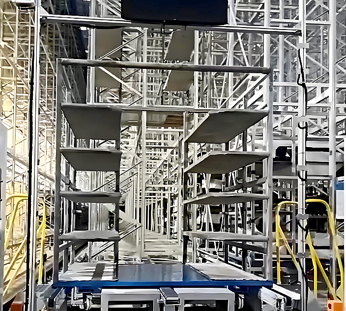 新能源汽车零部件立库工装车